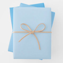 Blaue Himmel Geschenkpapier Set