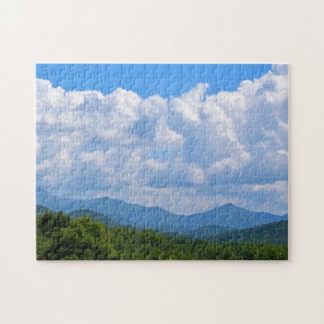 Blaue Himmel in den Blauen Ridge-Bergen - 11x14 Puzzle (Horizontal)