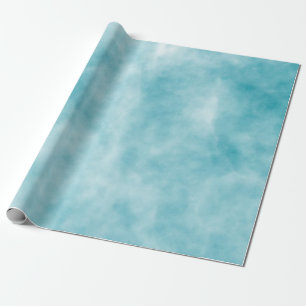 Blaue Himmel-Texturfarbe abstrakte, Kunst, Grafik- Geschenkpapier