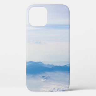 Blaue Himmel- und Bergsicht vom Flugzeug aus stili Case-Mate iPhone Hülle