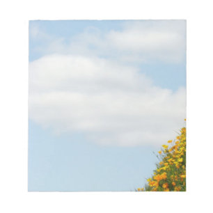 Blaue Himmel Weiße Wolken Notizblöcke einzigartige
