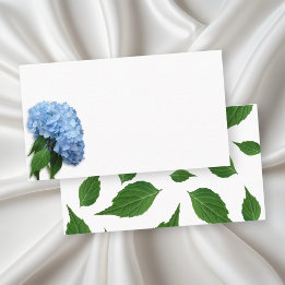 Blaue Himmels-Blumen-Escort-Karten Platzkarte