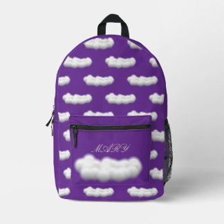 Blaue Himmels Wolken Bedruckter Rucksack