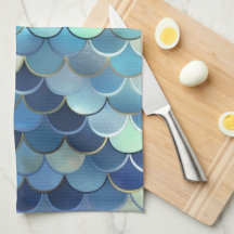 Blaue Himmelskugel Muster Golden