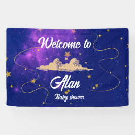 Blaue Himmelsträumsterne Banner