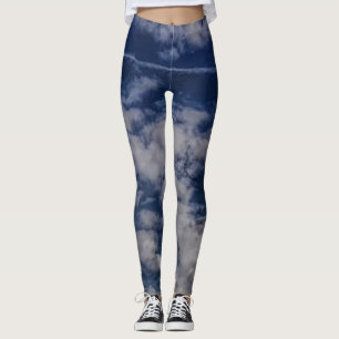 Blaue Himmelswolken Leggings