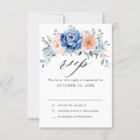 Blaue Hochzeit von Navy Slate Dusty Blush Pink Flo