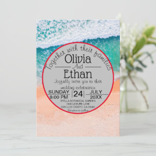 Blaue Hochzeitseinladung für die Marine Einladung