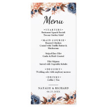 Blaue Hochzeitsfeier