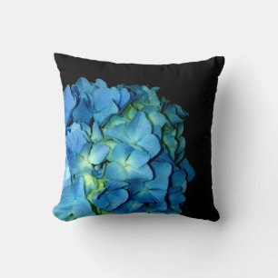 Blaue Hortensie Kissen