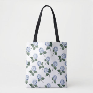 Blaue Hortensien-Blumenmuster Wasserfarbe-Botani