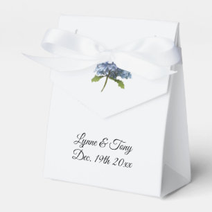 Blaue Hortensien-Einzelspross-Themen-Geschenkbox Geschenkschachtel