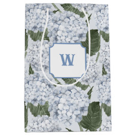 Blaue Hortensien-Gartenblumen Mittlere Geschenktüte