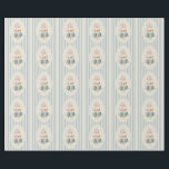 Blaue Hortensien-Küstenstreifen-Brautparty Geschenkpapier<br><div class="desc">Feiern Sie mit einer klassischen Küsten-Hochzeitseinladung. Dieses Design zeigt zarte blaue und rosa Aquarell-Hortensien,  umrahmt von einem geschwungenen Oval auf einem zeitlosen blau gestreiften Hintergrund. Es ist die perfekte Wahl für eine elegante Garten-Teeparty oder eine Sommerhochzeitsfeier.</div>