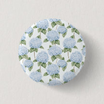 Blaue Hortensien-Muster Wasserfarbe-Floral-Botanik