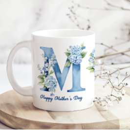 Blaue Hortensien Muttertags-Kaffeetasse Kaffeetasse