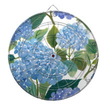 Blaue Hortensien | Schöner blühender Strauch