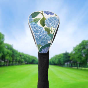 Blaue Hortensien Schöner blühender Strauch Golf Headcover