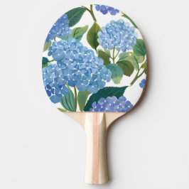 Blaue Hortensien | Schöner Blütenstrauch Tischtennis Schläger