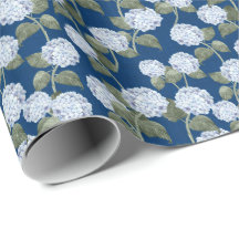Blaue Hortensien-Sommergarten-Navy-Leinenstruktur