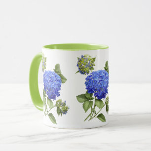 Blaue Hortensien Tasse