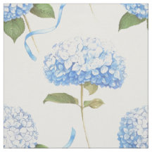 Blaue Hortensienband-Blumenmuster
