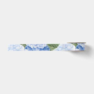 Blaue Hortensienblüten-Garten-Satinband Satinband
