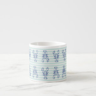 Blaue Hummer Espressotasse