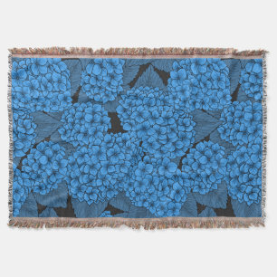 Blaue Hydrangea Decke