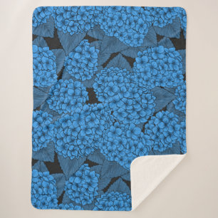 Blaue Hydrangea Sherpadecke