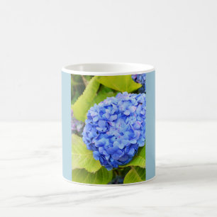 Blaue Hydrangea Tasse