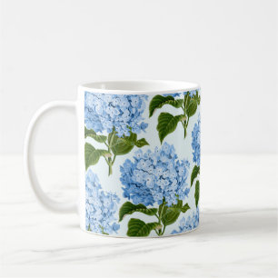 Blaue Hydrangea-Tasse Kaffeetasse