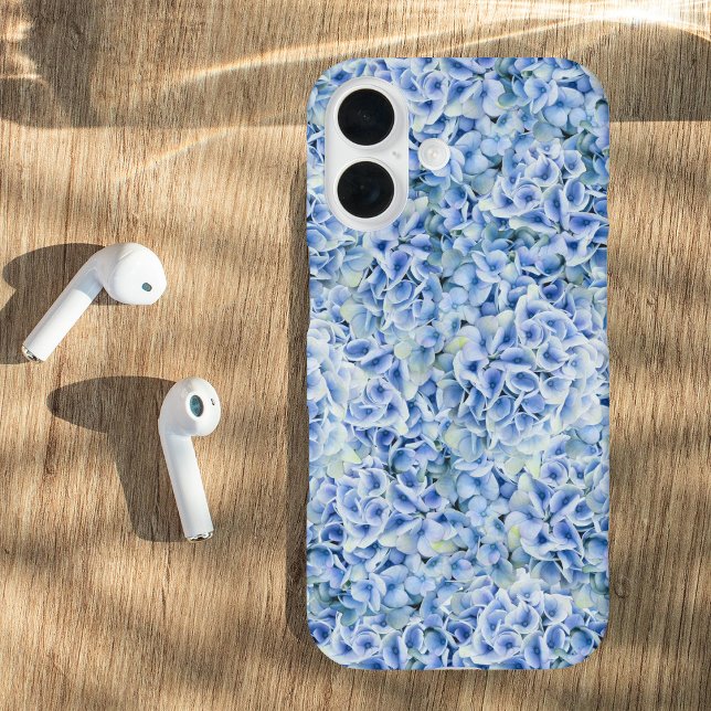 Blaue Hydrangeas - Blumenmuster Case-Mate iPhone Hülle (Von Creator hochgeladen)