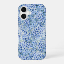 Blaue Hydrangeas - Blumenmuster