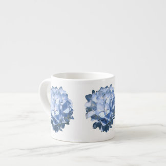 Blaue Hydrangeas Espressotasse