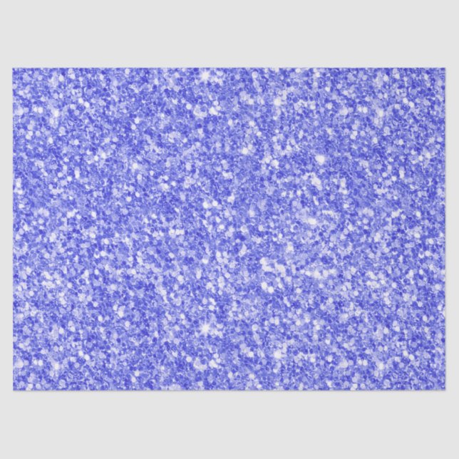 Blaue Imitate Glitzer Textur Seidenpapier (Vorderseite)