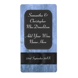 Blaue Imitate Hochzeitswein