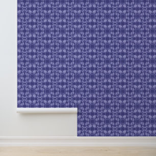 Blaue Imitate zeichnen Muster-Hintergrund Tapete
