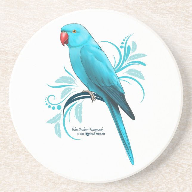 Blaue Indianerringel Getränkeuntersetzer (Vorne)