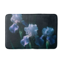 Blaue Iris-Blumenwandkunstposter