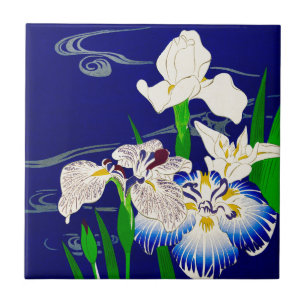 Blaue Iris Fliese