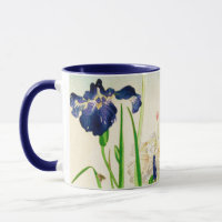 Blaue Iris - japanischer Aquarelldruck