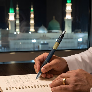 Blaue islamische Muster-Kugelschreiber mit individ Kugelschreiber