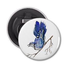 Blaue Jay Flaschenöffner