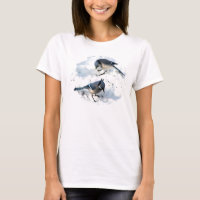 Blaue Jay im Schnee