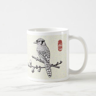 Blaue Jay-Kaffee-Tasse Kaffeetasse