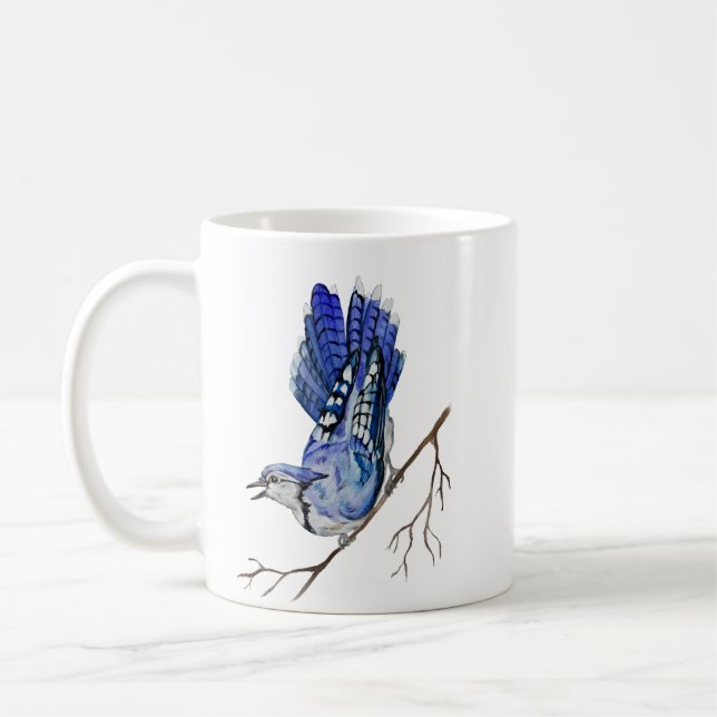 Blaue Jay Kaffeetasse (Links)