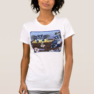 Blaue Jay-Kätzchen, T-Shirt