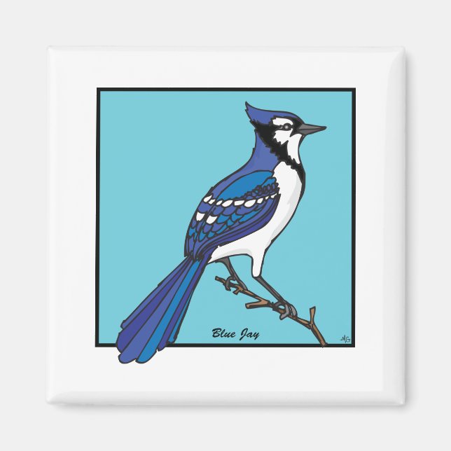 BLAUE JAY MAGNET (Vorne)