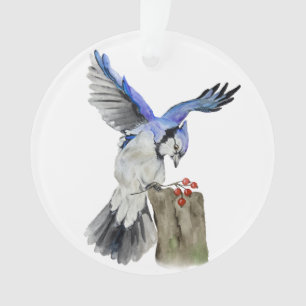 Blaue Jay Ornament